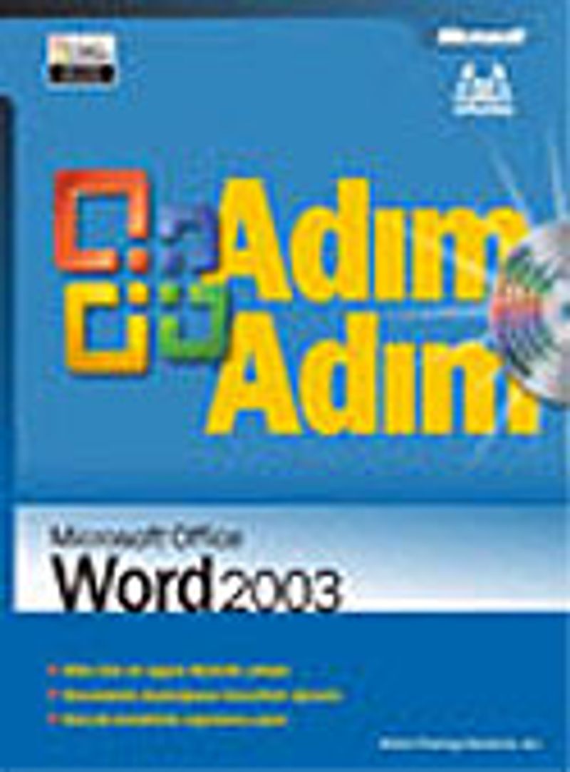 Adım Adım Microsoft Office Word 2003 kitap kapağı