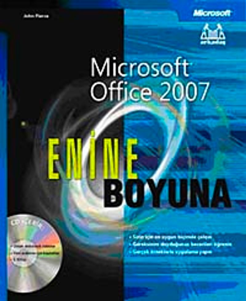 Enine Boyuna Microsoft Office 2007 (Cd Ekli) kitap kapağı