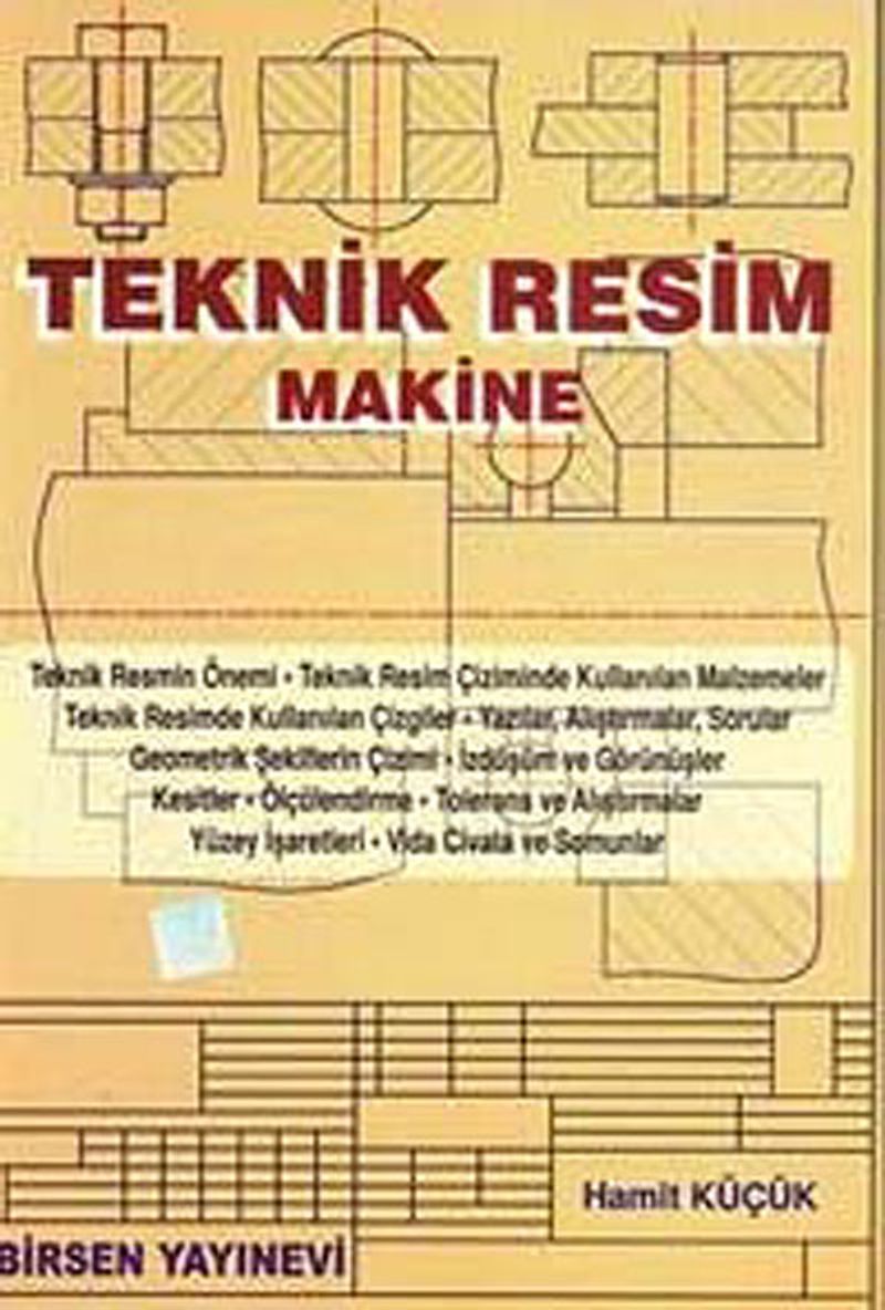 Teknik Resim / Makine kitap kapağı