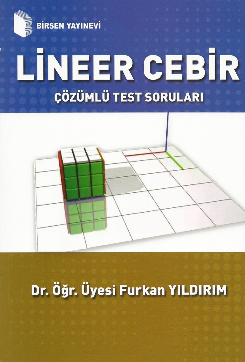 Lineer Cebir Çözümlü Test Soruları kitap kapağı