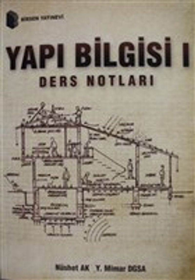 Yapı Bilgisi 1 - Ders Notları kitap kapağı