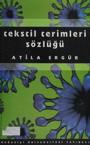 Tekstil Terimleri Sözlüğü kitap kapağı