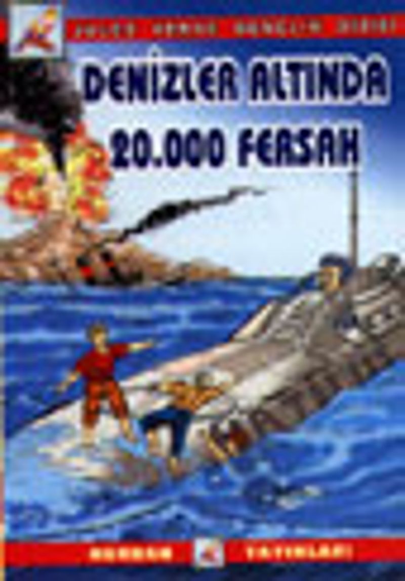 Denizler Altında 20.000 Fersah kitap kapağı