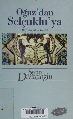 Oğuz'dan Selçuklu'ya kitap kapağı