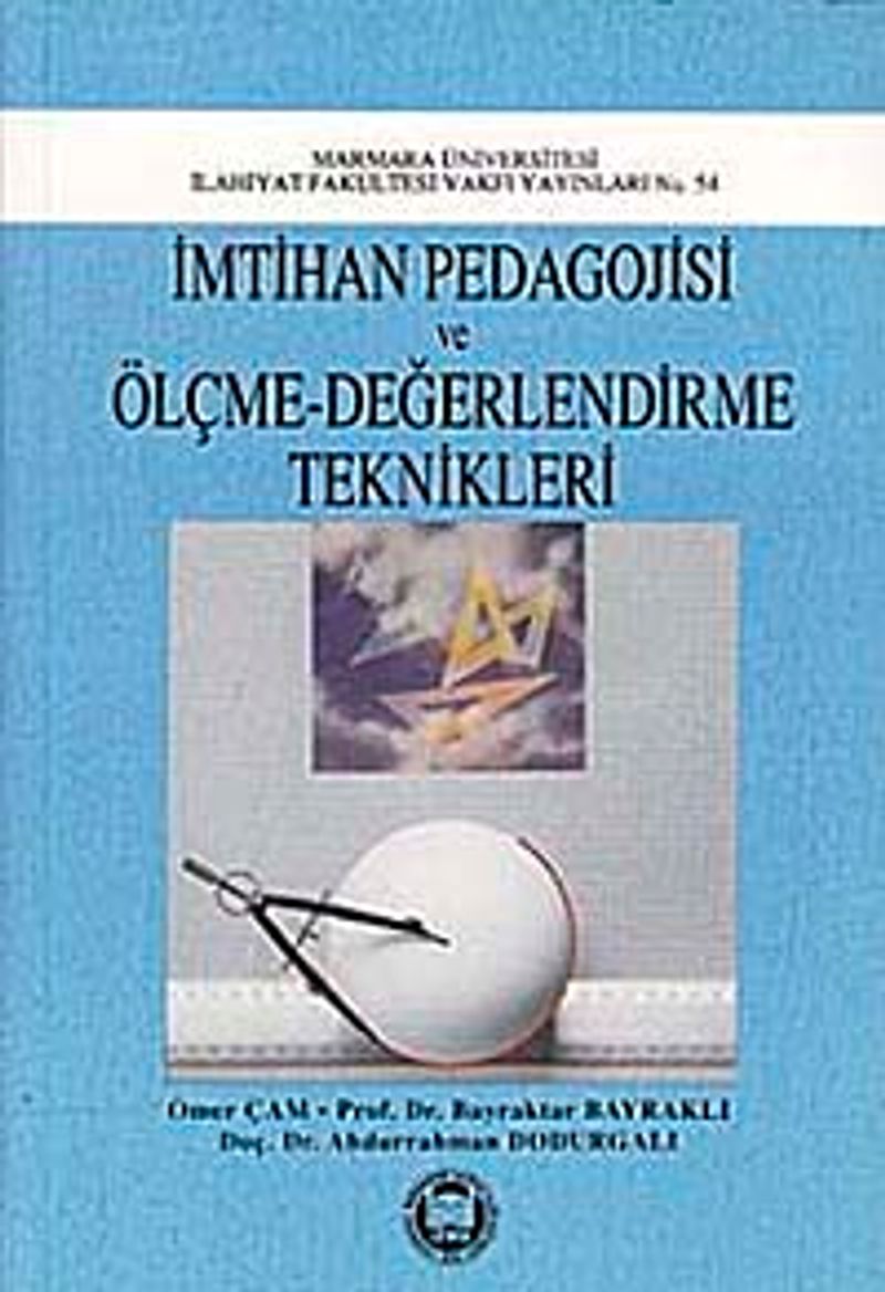 İmtihan Pedagojisi ve Ölçme-Değerlendirme Teknikleri kitap kapağı