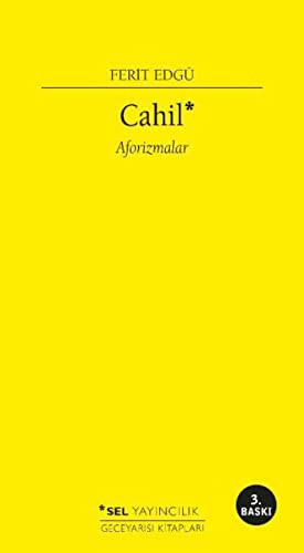 Cahil & Aforizmalar kitap kapağı