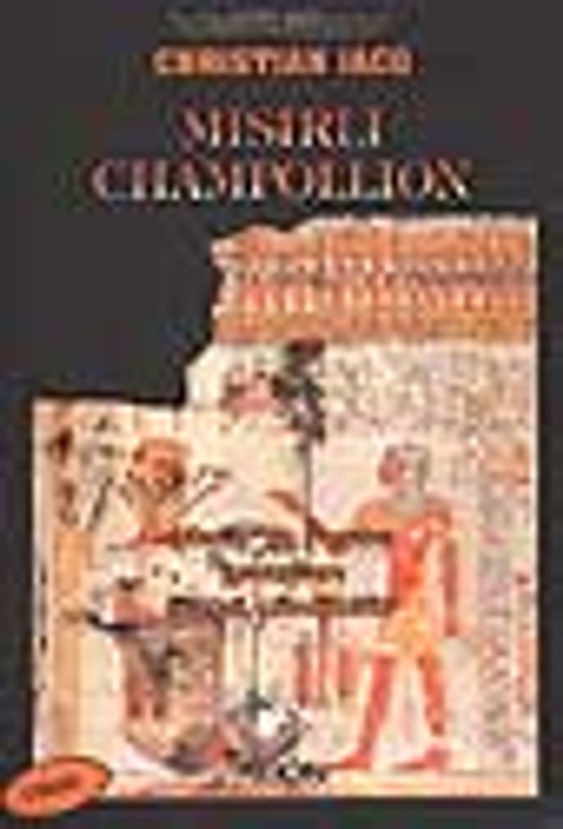 Mısırlı Champollion kitap kapağı