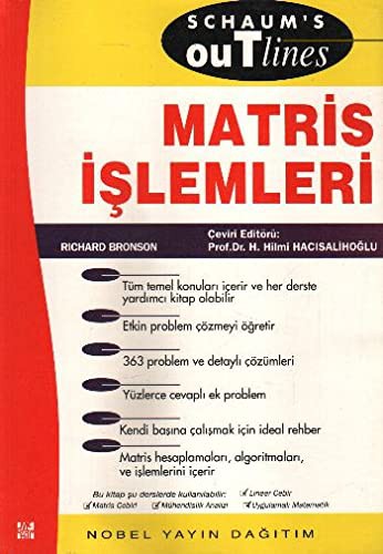 Matris İşlemleri kitap kapağı