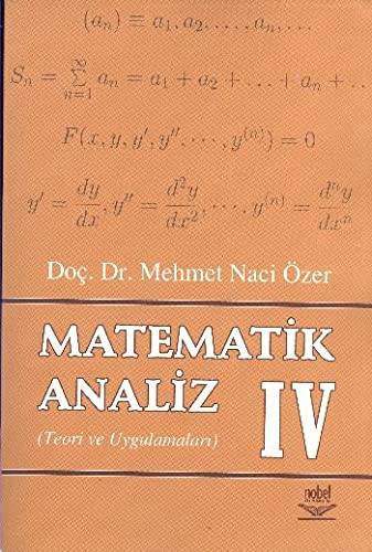 Matematik Analiz 4 Teori ve Uygulamaları kitap kapağı