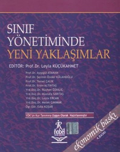 Sınıf Yönetiminde Yeni Yaklaşımlar kitap kapağı