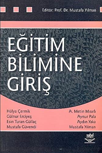 Eğitim Bilimine Giriş Mustafa Yılman kitap kapağı