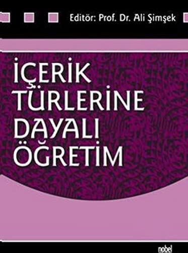 İçerik Türlerine Dayalı Öğretim kitap kapağı