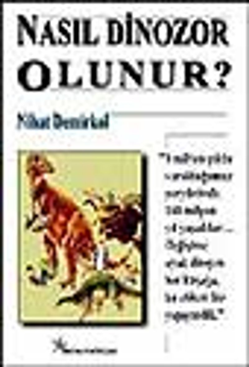 Nasıl Dinozor Olunur kitap kapağı