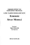 Lise Tarih Dersleri İçin Ezbersiz Sınav Modeli kitap kapağı