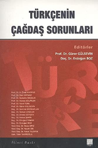 Türkçenin Çağdaş Sorunları kitap kapağı