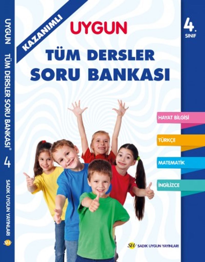 4. Sınıf Tüm Dersler Kazanımlı Soru Bankası kitap kapağı