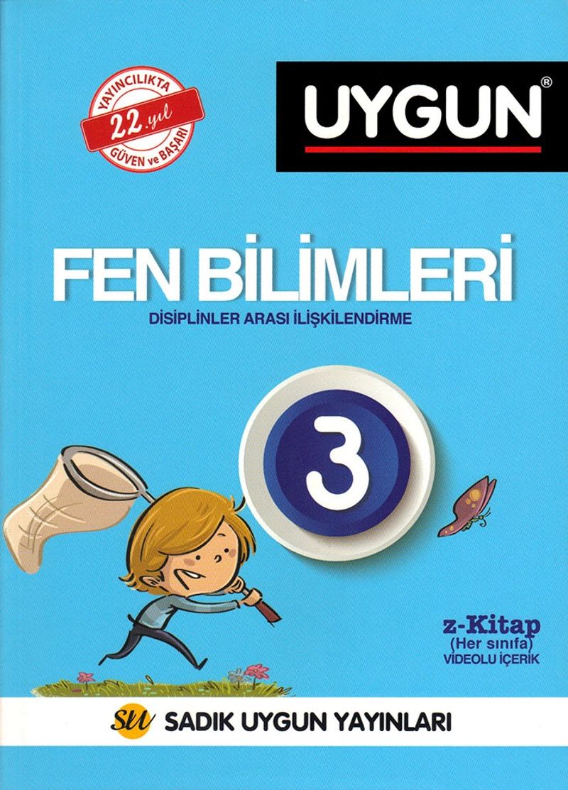 3. Sınıf Fen Bilimleri kitap kapağı