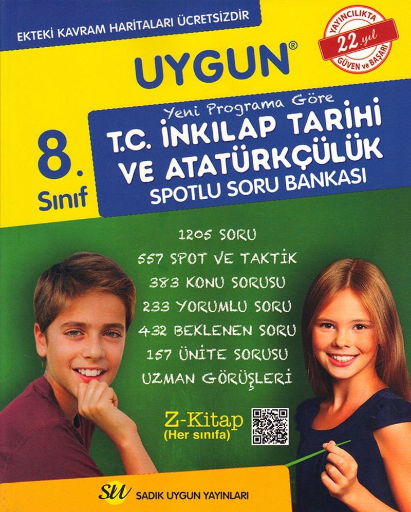8. Sınıf T.C. İnkılap Tarihi ve Atatürkçülük Spotlu Soru Bankası kitap kapağı