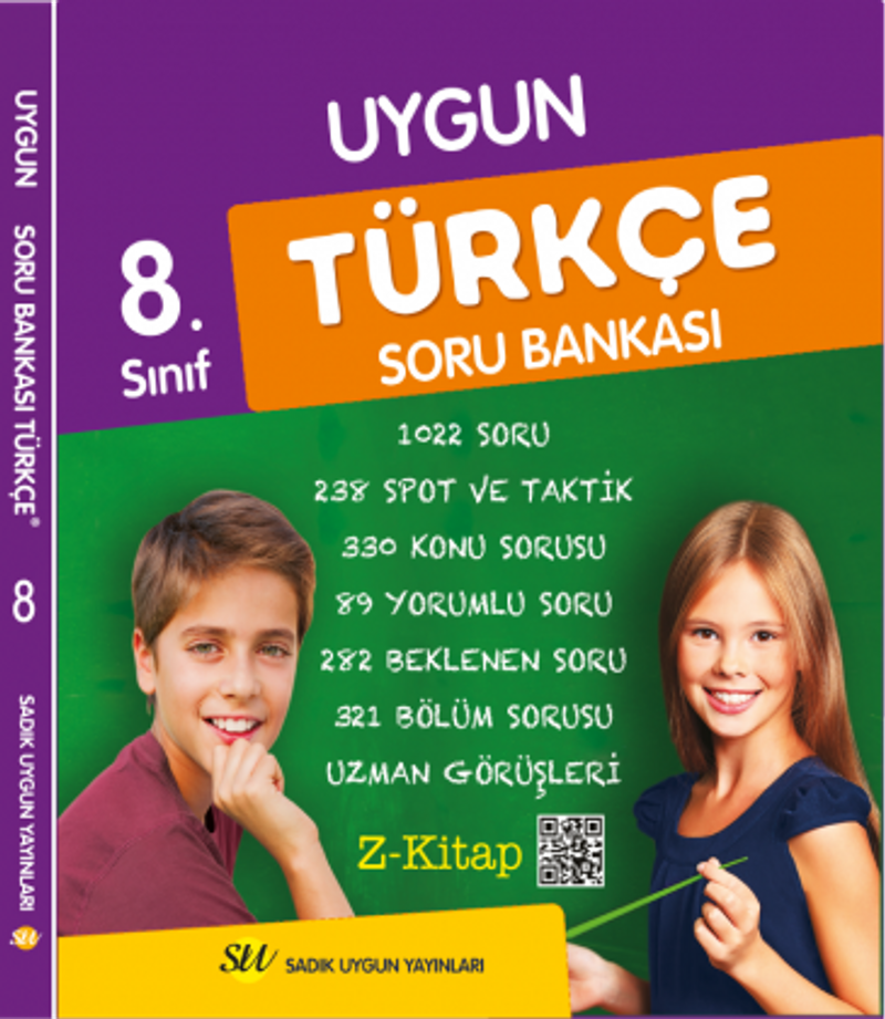 8. Sınıf Türkçe Soru Bankası kitap kapağı