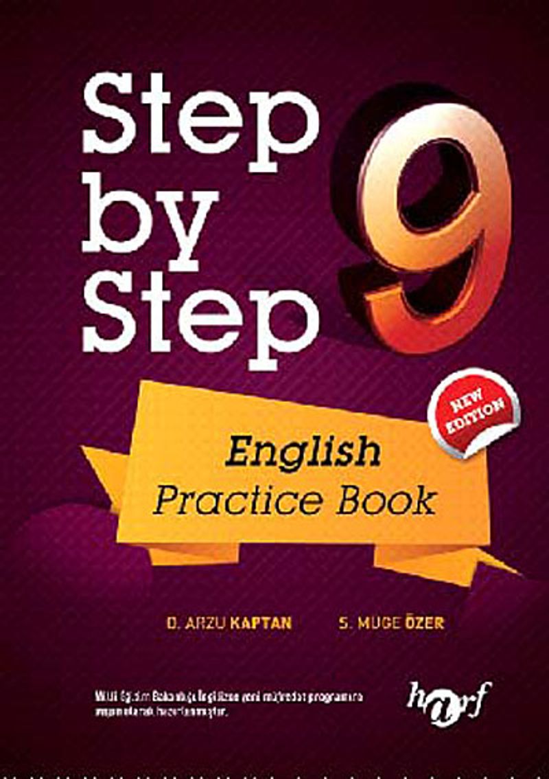 Lise 9. Sınıf Step By Step English Practice Book kitap kapağı