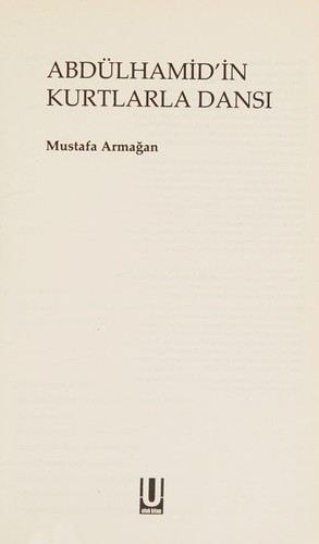 Abdülhamid'in Kurtlarla Dansı kitap kapağı