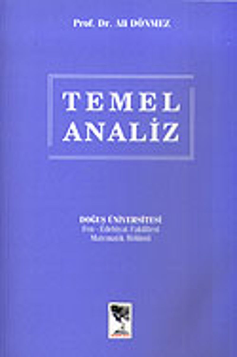 Temel Analiz kitap kapağı