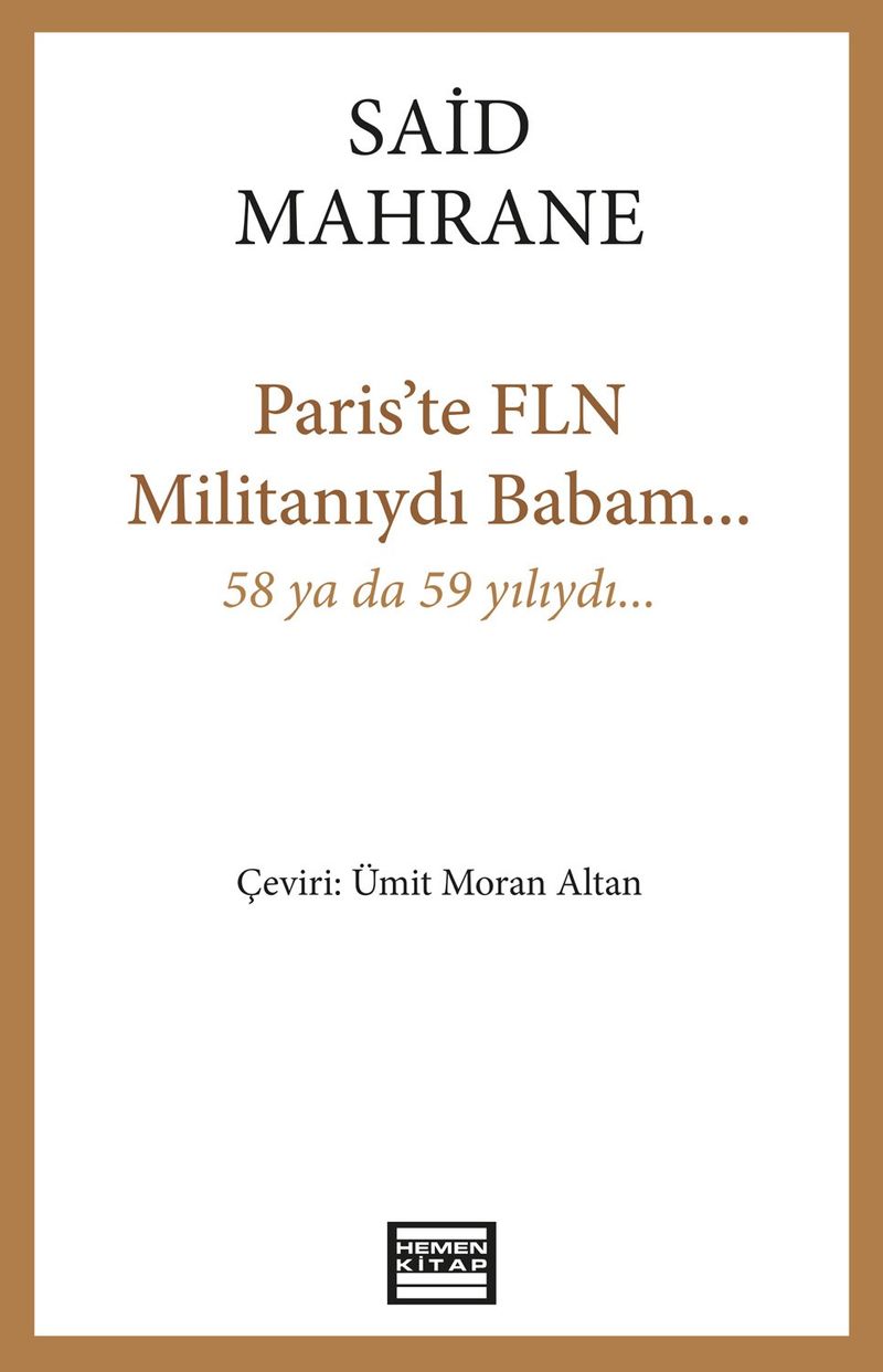 Paris'te FLN Militanıydı Babam... kitap kapağı