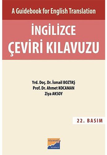 İngilizce Çeviri Kılavuzu + Ek Cevap Kitapçığı kitap kapağı