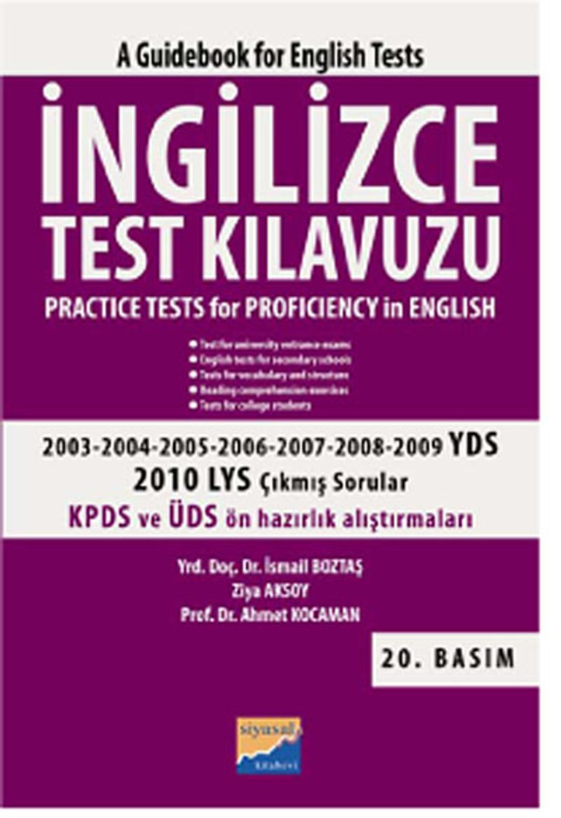 İngilizce Test Kılavuzu kitap kapağı