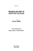 Çağdaş Türk Dilleri/Makaleler 3 kitap kapağı