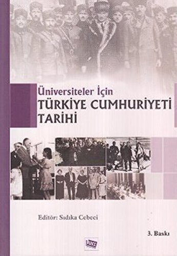 Üniversiteler İçin Türkiye Cumhuriyeti Tarihi kitap kapağı