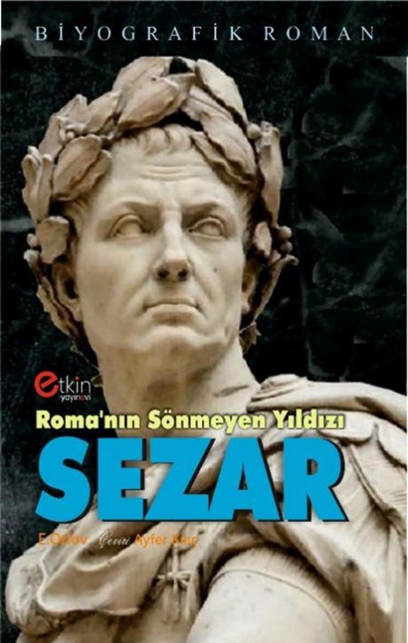 Roma'nın Sönmeyen Yıldızı Sezar kitap kapağı