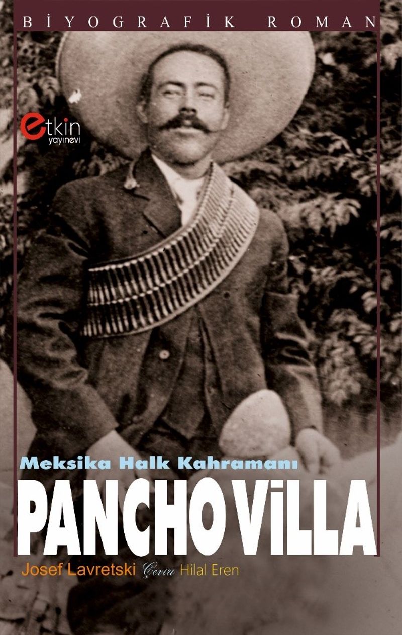 Meksika Halk Kahramanı Pancho Villa kitap kapağı
