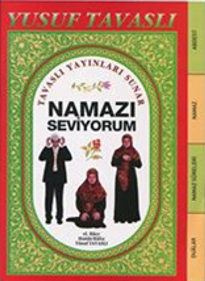 Namazı Seviyorum Abdest Namaz Sureleri Duaları (Cep Boy) (Kod: C34) kitap kapağı
