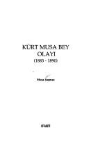Kürt Musa Bey Olayı kitap kapağı