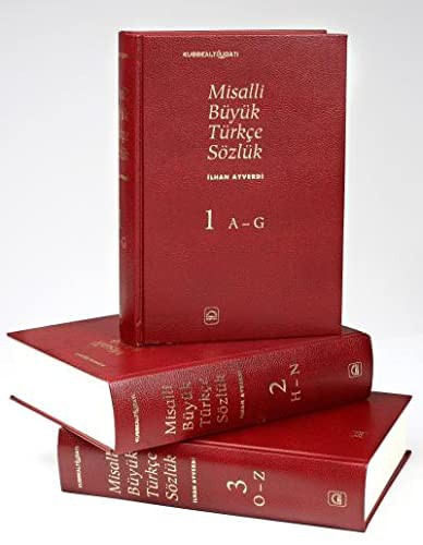 Misalli Büyük Türkçe Sözlük 3 CİLT kitap kapağı