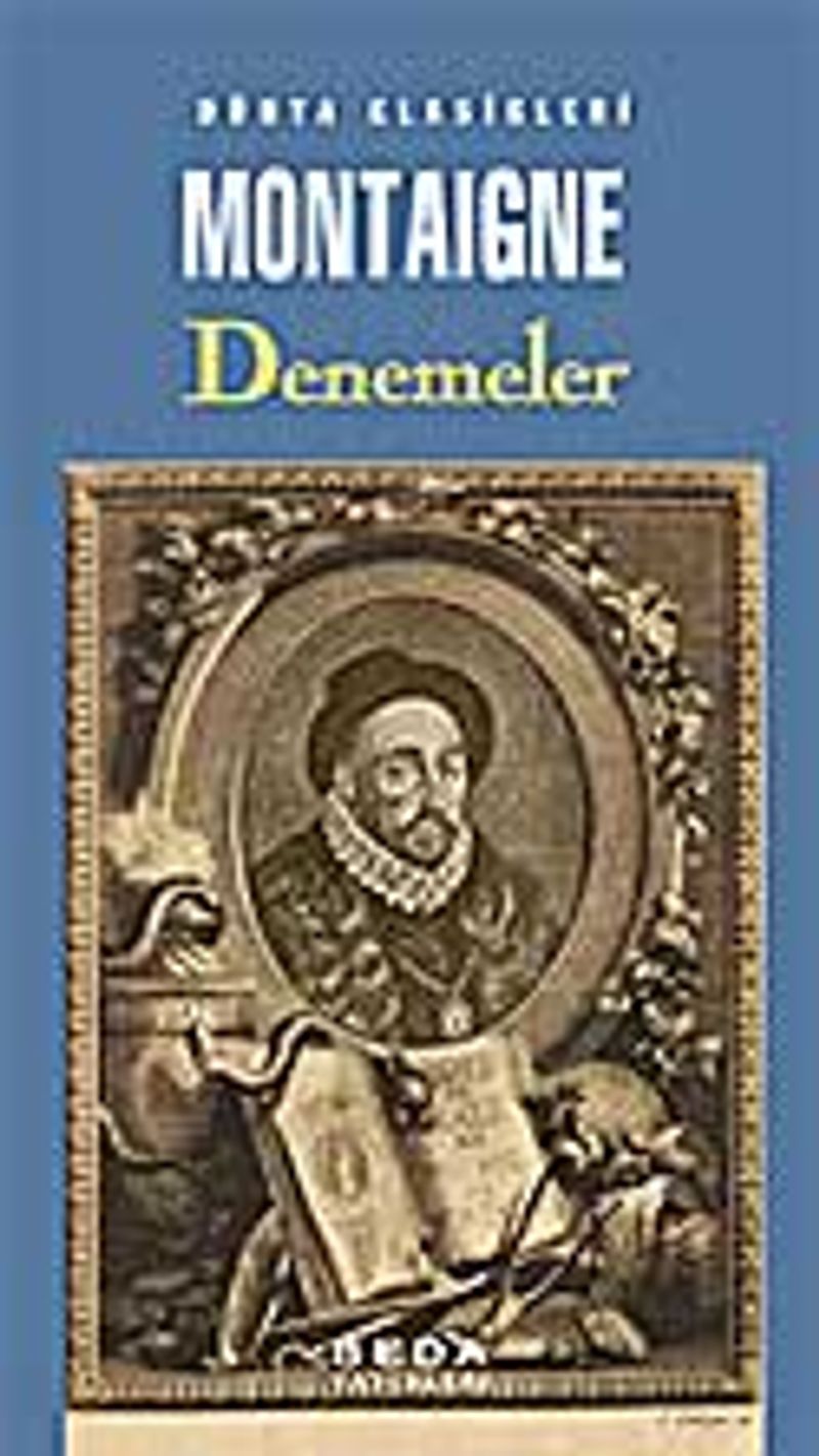 Denemeler / Montaigne kitap kapağı