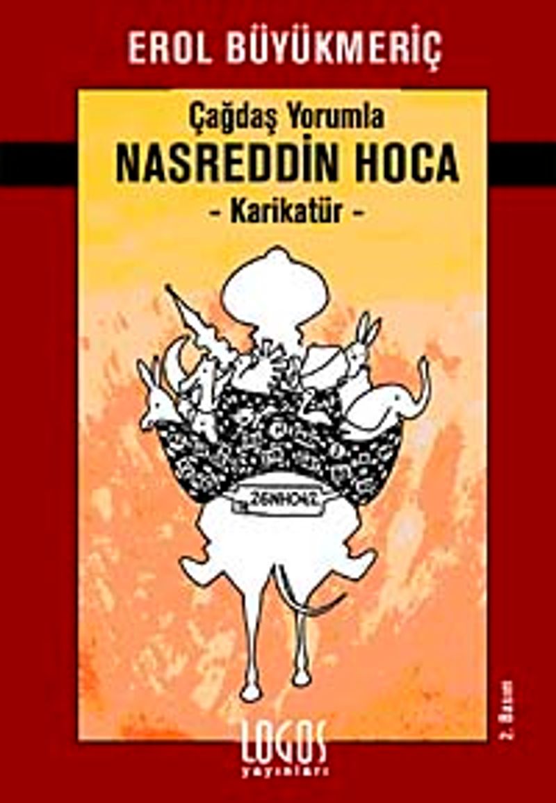 Çağdaş Yorumla Nasreddin Hoca-Karikatür kitap kapağı