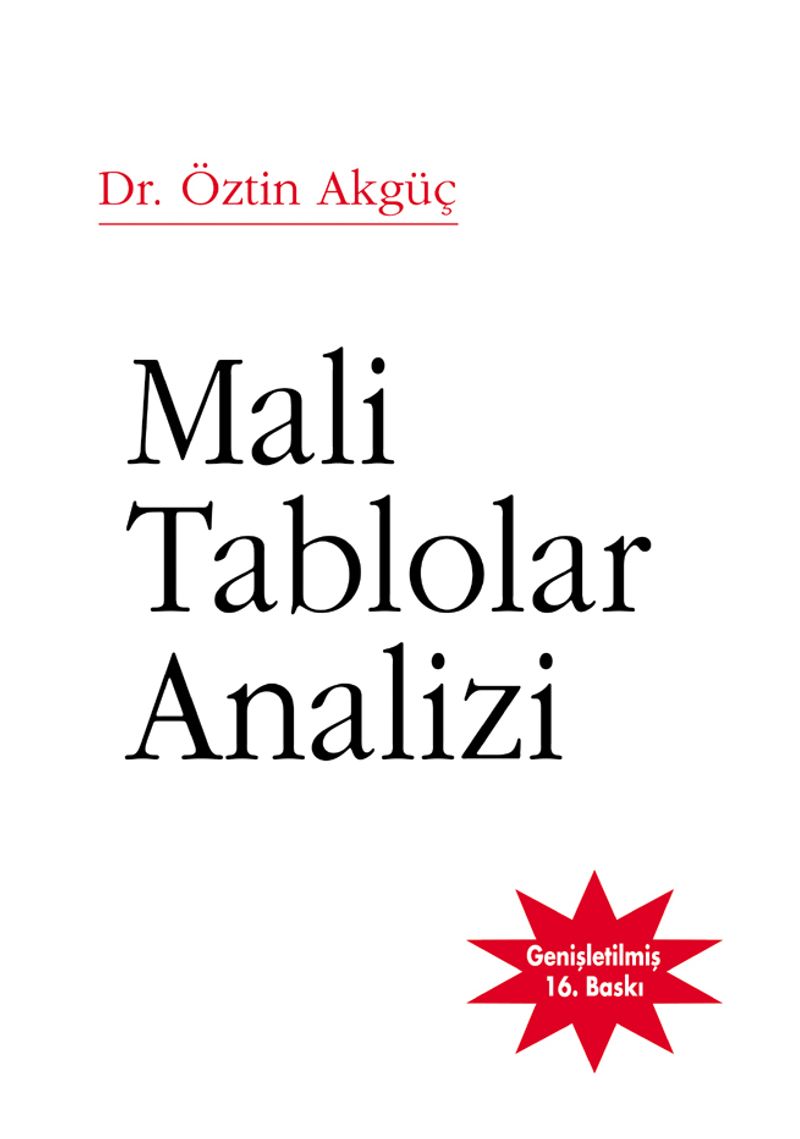 Mali Tablolar Analizi kitap kapağı