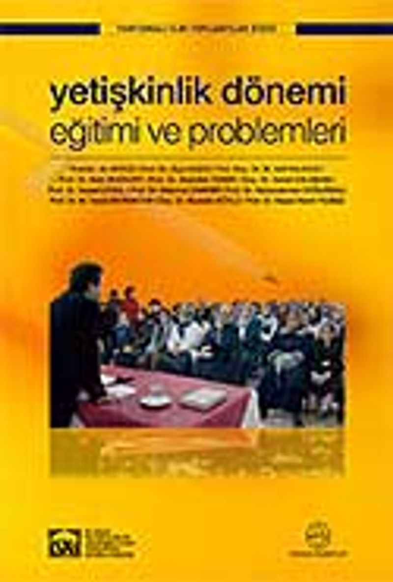 Yetişkinlik Dönemi Eğitimi ve Problemleri kitap kapağı