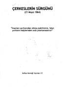 Çerkesler'in Sürgünü (21 Mayıs 1864) kitap kapağı
