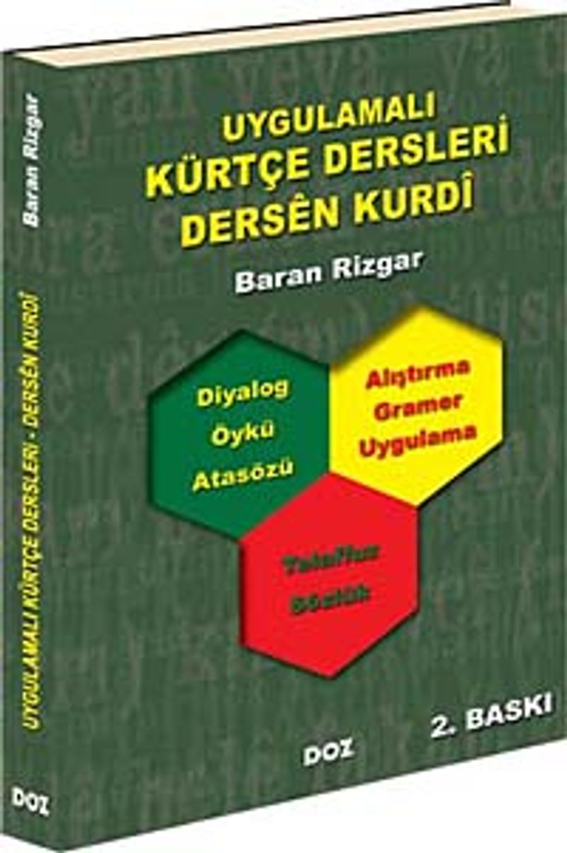 Uygulamalı Kürtçe Dersleri/Dersen Kurdi kitap kapağı