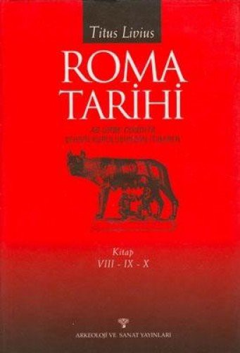 Roma Tarihi - Kitap VIII-IX-X kitap kapağı
