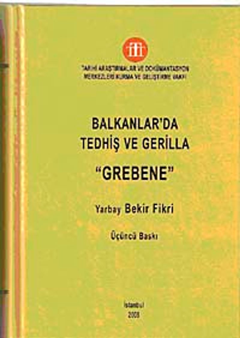 Grebene Balkanlarda Tedhiş ve Gerilla kitap kapağı