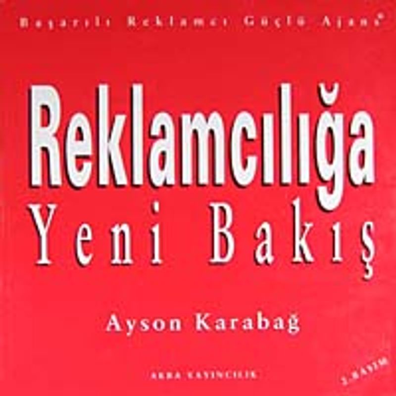 Reklamcılığa Yeni Bakış kitap kapağı