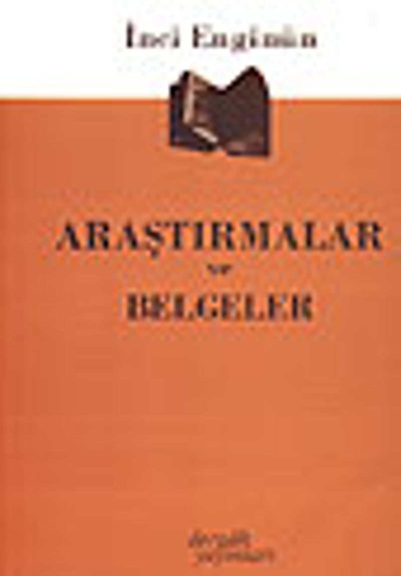 Araştırmalar ve Belgeler kitap kapağı