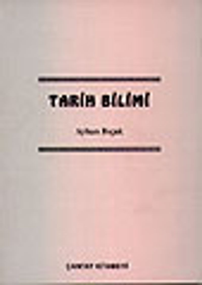 Tarih Bilimi kitap kapağı