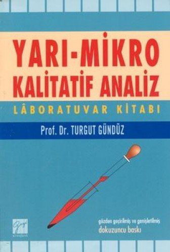 Yarı - Mikro Kalitatif Analiz kitap kapağı