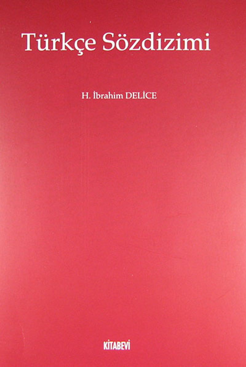 Türkçe Sözdizimi kitap kapağı