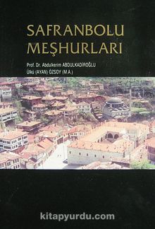 Safranbolu Meşhurları kitap kapağı